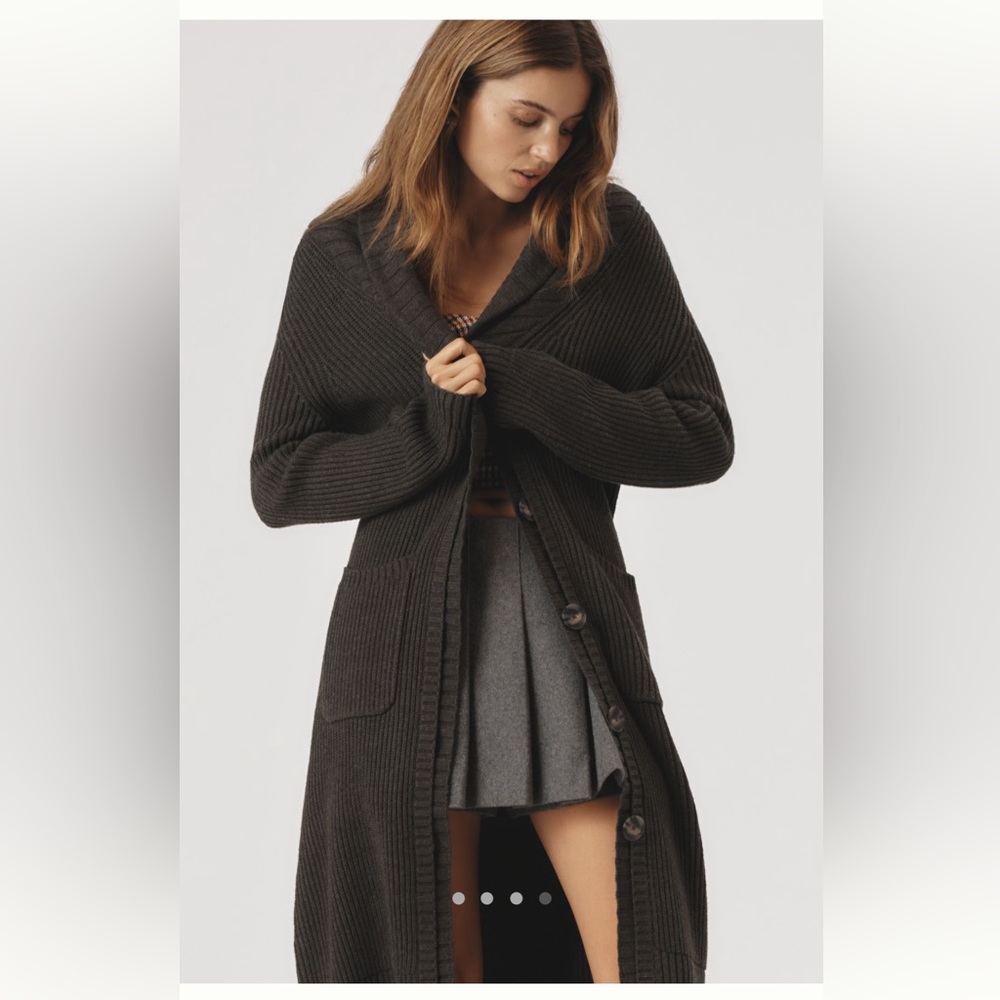 Maeve longline coatigan